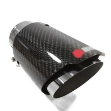 Auspuffblende Endrohr Carbon