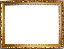 BILDERRAHMEN ca. 90x60 cm Innenmaß - aufwendige VERZIERUNGEN - HOLZ BAROCK GOLD 