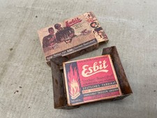 ORIGINAL ESBIT KLAPP KOCHER MIT INHALT LUFTWAFFE WEHRMACHT VERPACKUNG