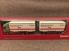 Herpa H0 1:87 in OVP; 153539 MB Actros Wechselplanen-Hängerzug "Wandt/Solvis"