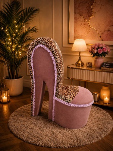 Blush luxe rosa plüsch - rosa,