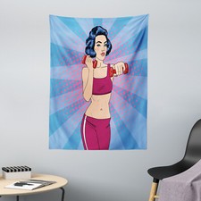 Fitness Mikrofaser Wandteppich