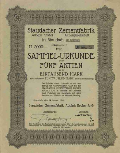 Staudacher zementfabrik adolph - zementfabrik,