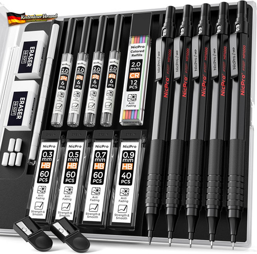 Druckbleistift set mit - set,