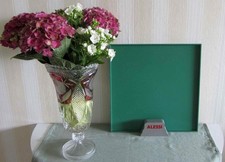 Alessi Euclid Memphis Tablett, 36 x 36 cm, Grün / Blau Design von Michael Graves