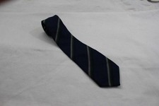 Yorn Krawatte Blau Grün Grau Gestreift Gut #KR5283