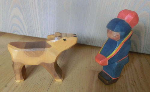 Ostheimer figuren rentier kalb - figuren,