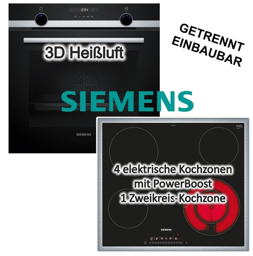 Herdset siemens einbaubackofen - herdset,