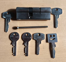 DOM Zylinderschloss  35/50 , 6 Schlüssel Türschloss Schließzylinder Zylinder