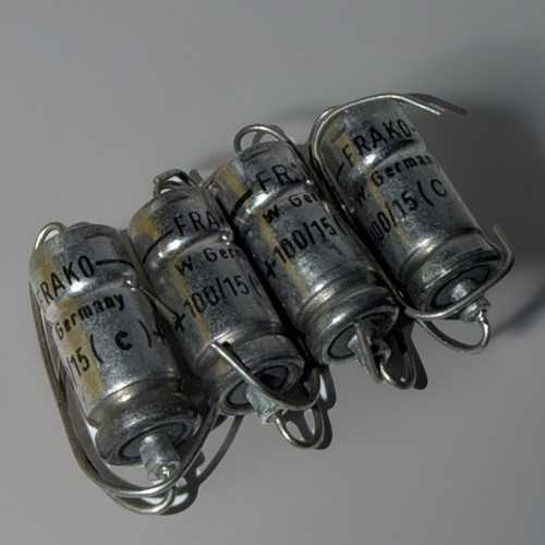 10x frako 100µf 15v axial - 10x,
