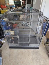 ER MUSS WEG!         Königlicher Käfig für NYMPHENSITTICHE und GROSSSITTICHE