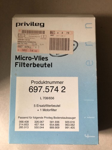 Staubsauger filter privileg - filter,