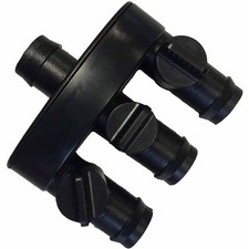 Dreiwegeverteiler 3/4" zu