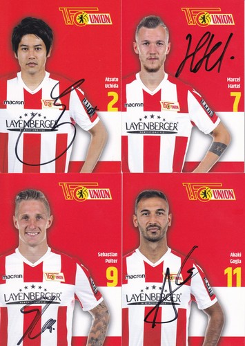 Autogrammkarten union - -,