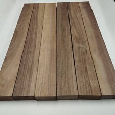 5 St. 6,5x3x30-100 cm amerikanischer Nussbaum Massivholz Walnuss Kantholz Brett