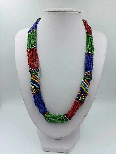 Ethno perlenkette bunt - ethno,