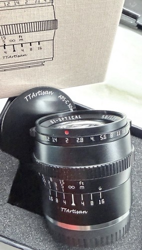 Ttartisan objektiv 50mm 2 - objektiv, 1:1.2