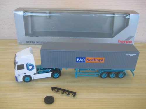Herpa lkw container - herpa, sattelzug