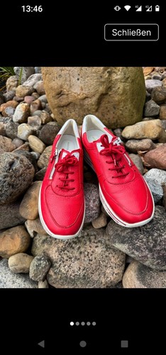 Waldläufer rot halbschuhe - waldläufer, 7