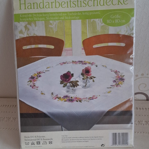 Stickpackung tischdecke 80x80 - stickpackung,