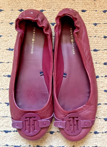 Tommy hilfiger ballerina leder - tommy,
