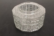 Lampenschirm Glas DDR? 60er 70er Jahre Ø 19,5cm Deckenlampe vintage Pressglas?