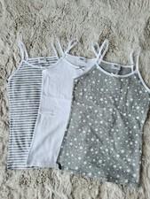 3er-Pack Mädchen Unterhemd