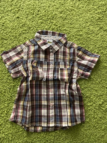 Bluse bunt kariert 104 - bluse,