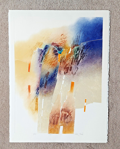 Francis mean farbradierung - francis,
