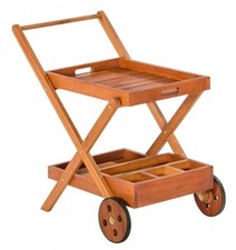 MX Servierwagen Akazienholz