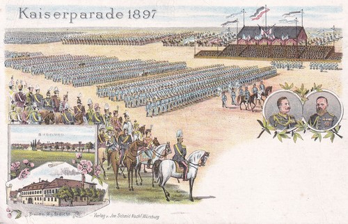 Kaiserparade 1897 - ak,