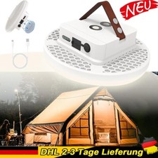 LED Campingleuchte Outdoor Camping Lampe USB Aufladbar Laterne Akku Zelt Licht