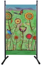 Paravent 180 x 78 cm Green