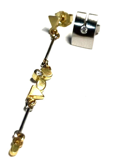 Platin pt950 gold - gold, 750