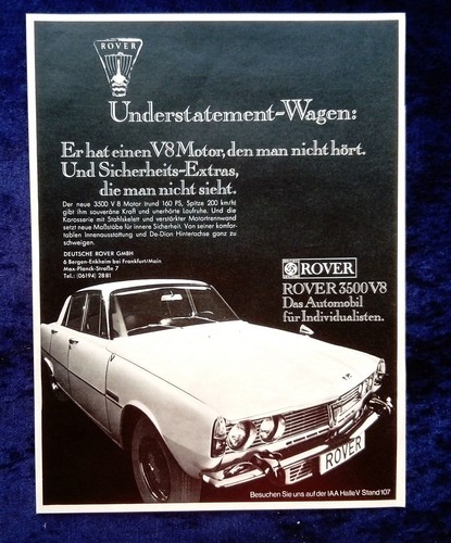 Rover 3500 originale - rover, v8