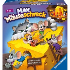 Ravensburger Kinderspiele 24562  - Max Mäuseschreck - Würfelspiel für 2 bis 4 Sp