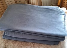 H&M Bettwäsche Garnitur 4-teilig, taubenblau, 135x200