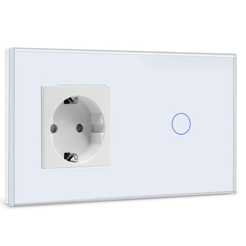 Socket with light - , switch