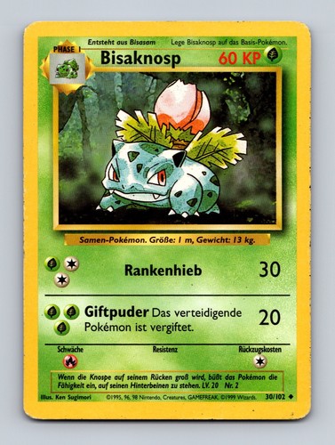 Tcg pokemon karte - karte, bisaknosp
