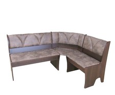 Truheneckbank nußbaum / Camel