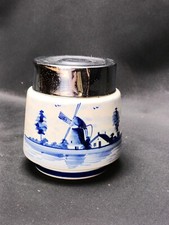 Delfter Blau Weiß Deckel