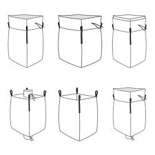 Big Bag beschichtet unbeschichtet Auslauf Entsorgung Schüttgutbehälter Schürze