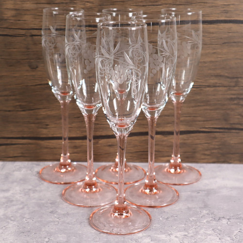 Luminarc sekt gläser rosa - sekt,