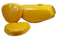 Lackset Tank + Seitendeckel saharabraun gelb für Simson S51 N S50 S70 fuel tank