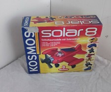 Kosmos Solar 8 Modelle. Selbstbaumodelle mit Solarantrieb. Experimentierkasten.