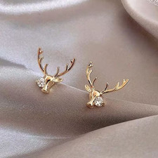 🦌 Damen Ohrringe Hirsch