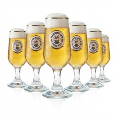 6x Flensburger Glas 0,3l Pokal