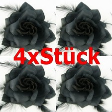 4x Brosche Ansteckblume Blüte