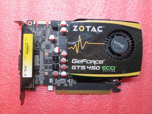 Zotac geforce gts 450 - zotac, ddr3