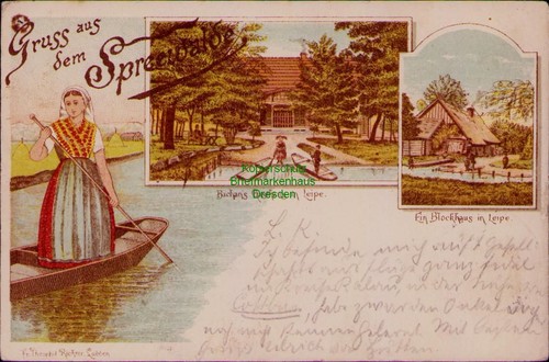 195553 spreewald litho - ak,